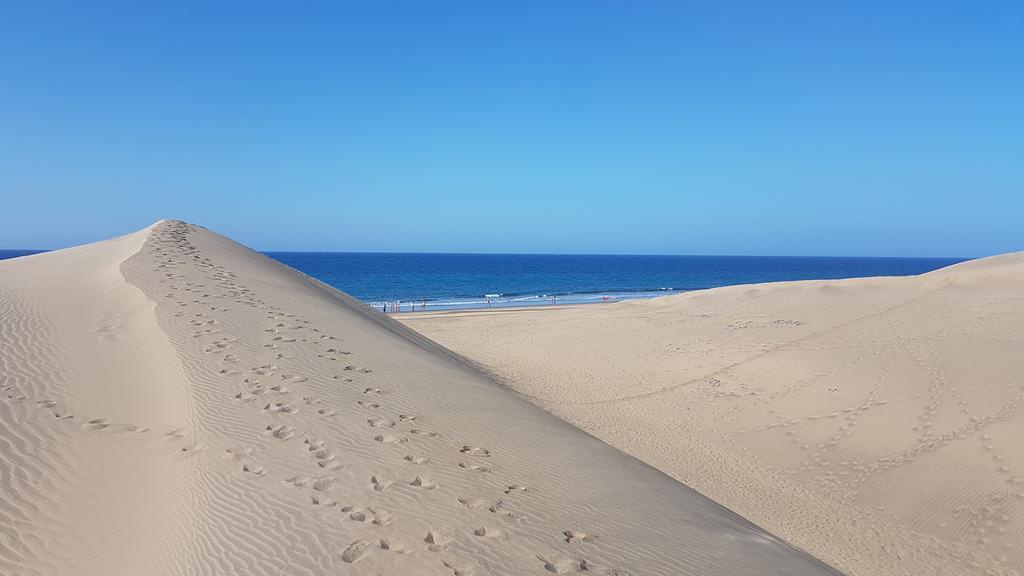 Huella Canaria Complejo Las Olas بلايا ديل إنغلز المظهر الخارجي الصورة